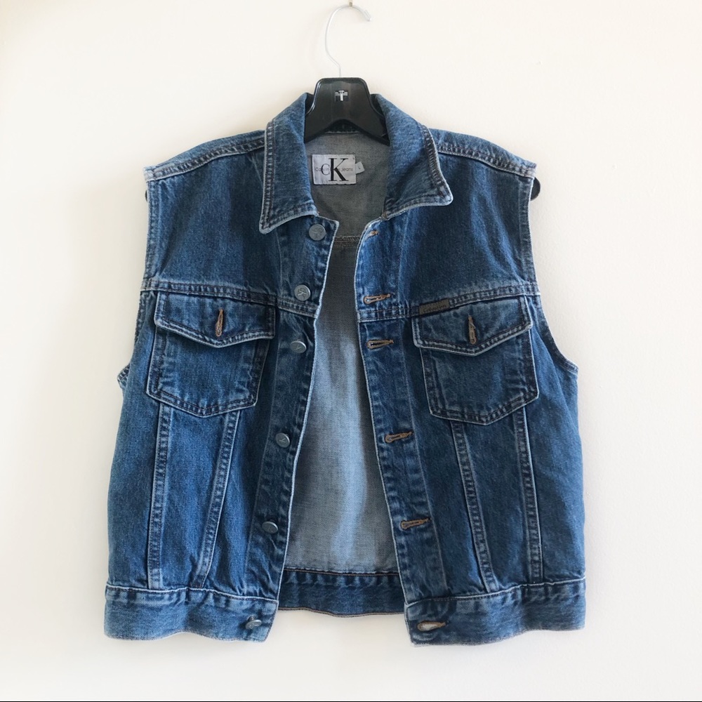 Vintage 90’s Calvin Klein Denim Vest